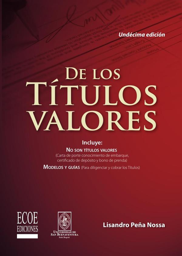 De los títulos valores