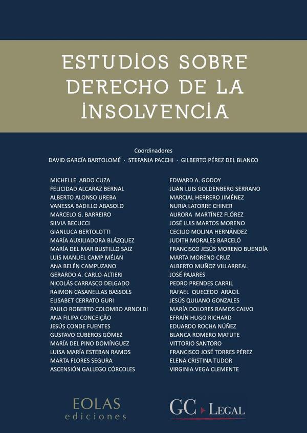 Estudios sobre derecho de la insolvencia