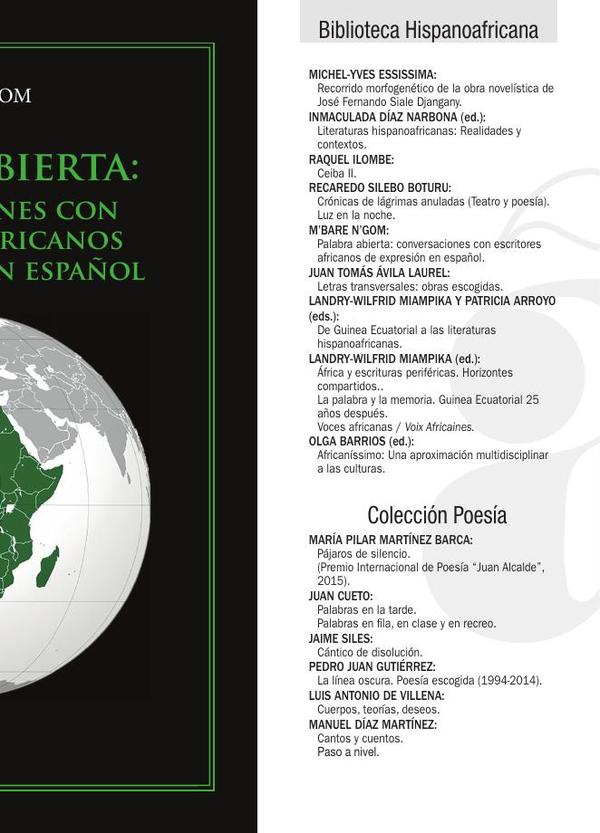Palabra abierta: Conversaciones con escritores africanos de expresión en español