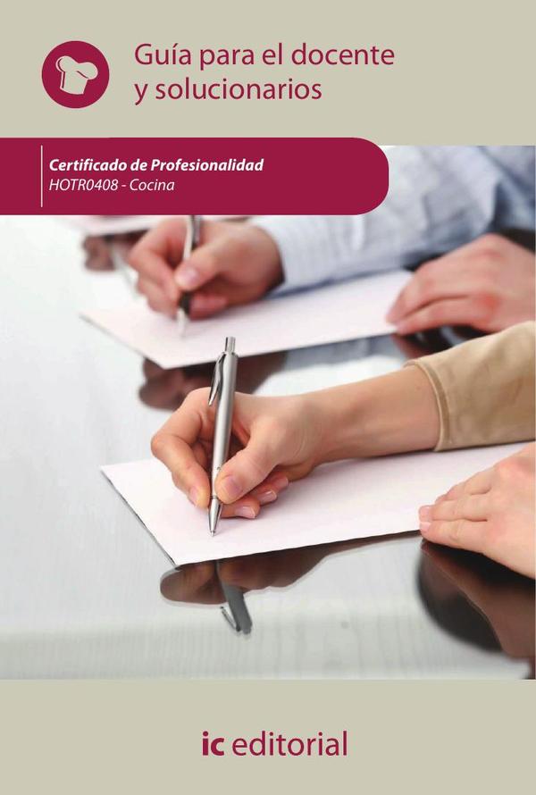 Cocina. HOTR0408 - Guía para el docente y solucionarios