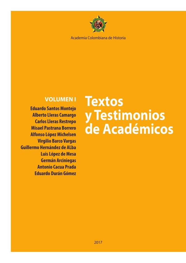 Textos y testimonios de académicos