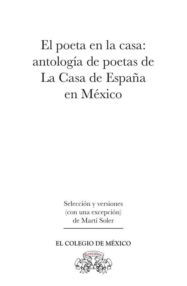 El poeta en la casa: