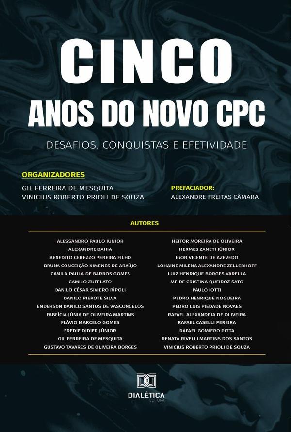 Cinco anos do novo CPC