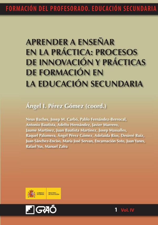 Aprender a enseñar en la práctica: procesos de innovación y prácticas de formación en la educación secundaria