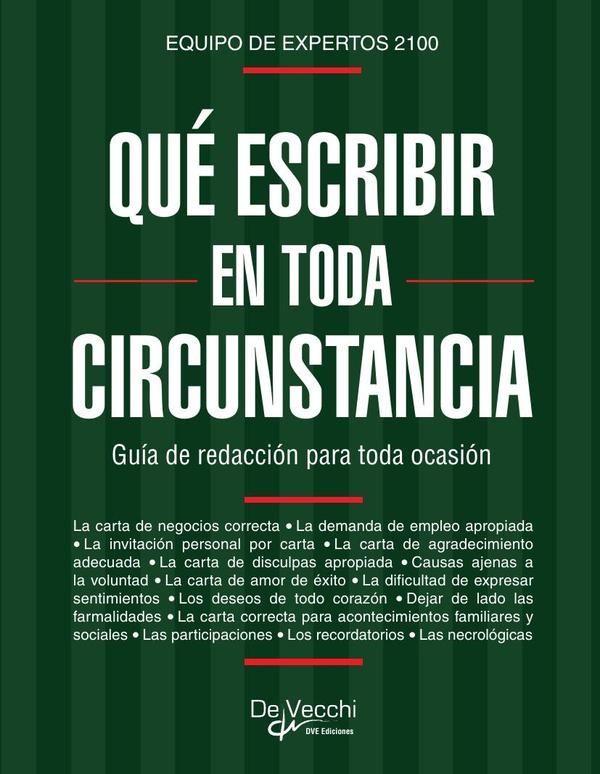 Qué escribir en toda circunstancia