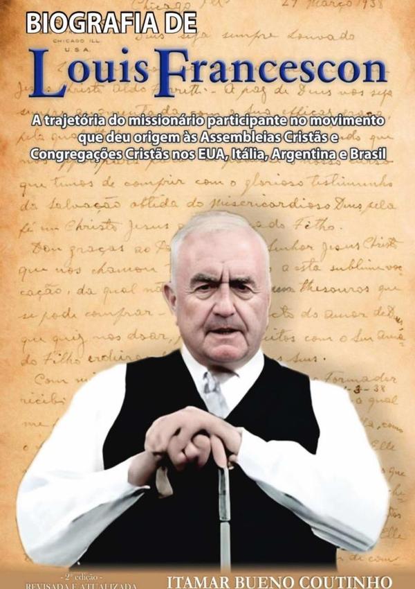 Biografia Louis Francescon,  Tamanho A5.