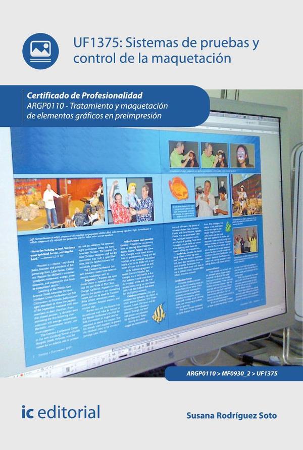 Sistemas de pruebas y control de la maquetación. ARGP0110 - Tratamiento y maquetación de elementos gráficos en preimpresión