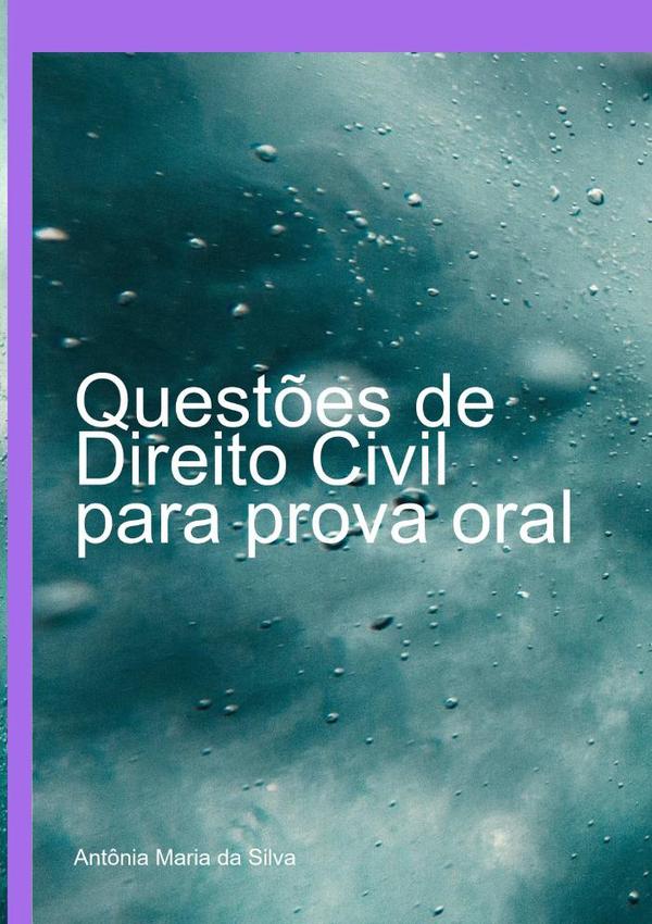 Questões De Direito Civil Para Prova Oral
