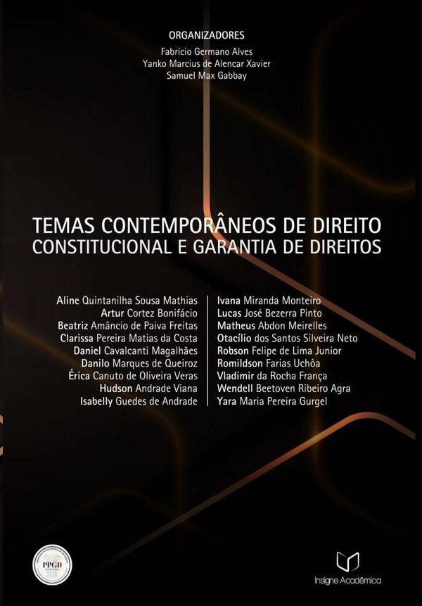 Temas Contemporâneos De Direito Constitucional E Garantia De Direitos