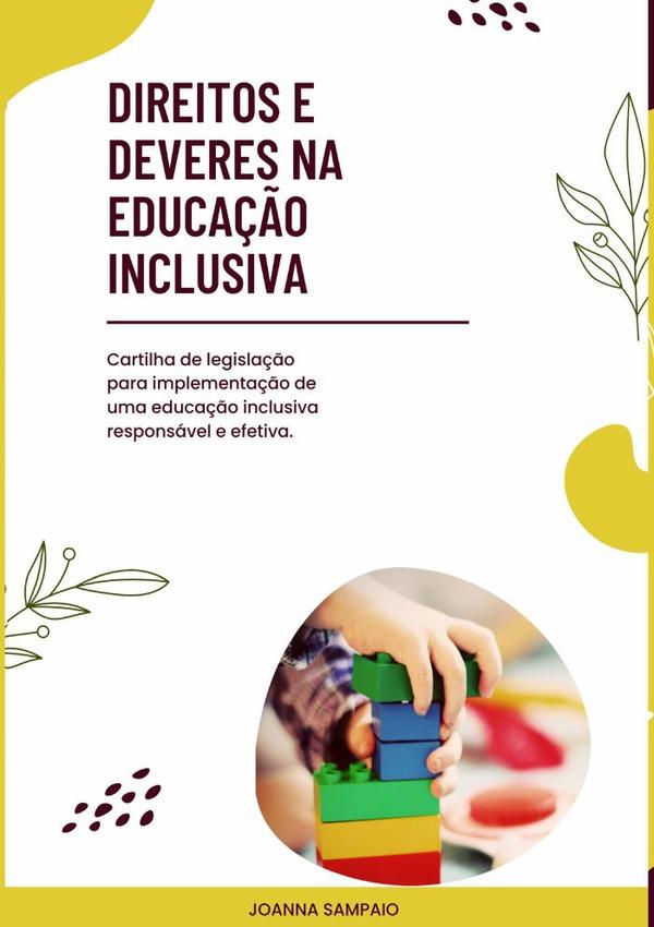 Direitos E Deveres Na Educação  Inclusiva