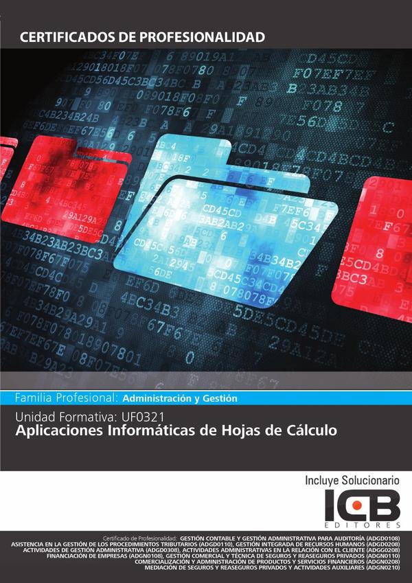 UF0321: Aplicaciones Informáticas de Hojas de Cálculo (Excel 2010)