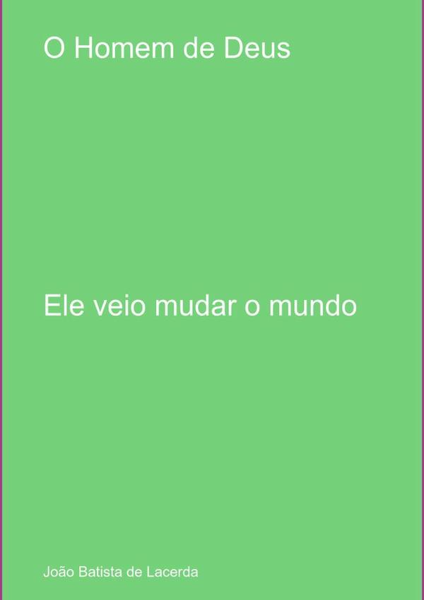 O Homem De Deus