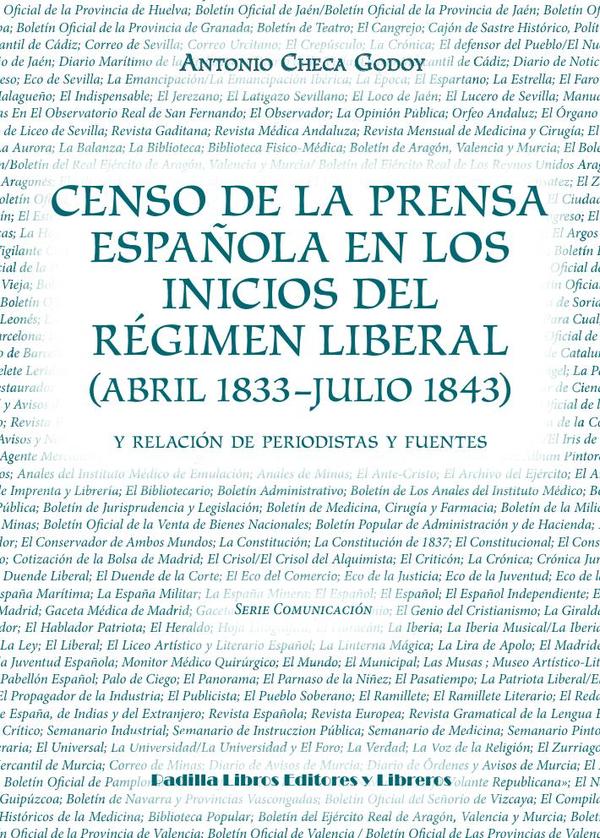 Censo de la prensa española en los inicios del régimen liberal