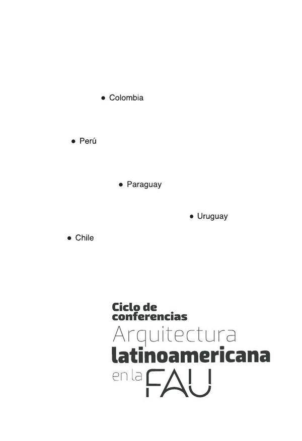 Arquitectura Latinoamericana en FAU