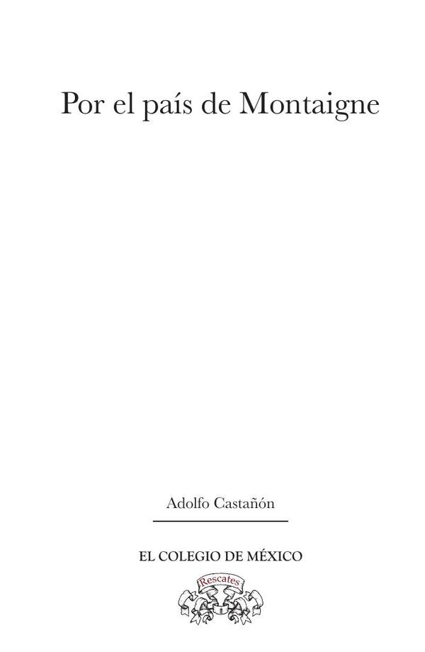 Por el país de Montaigne