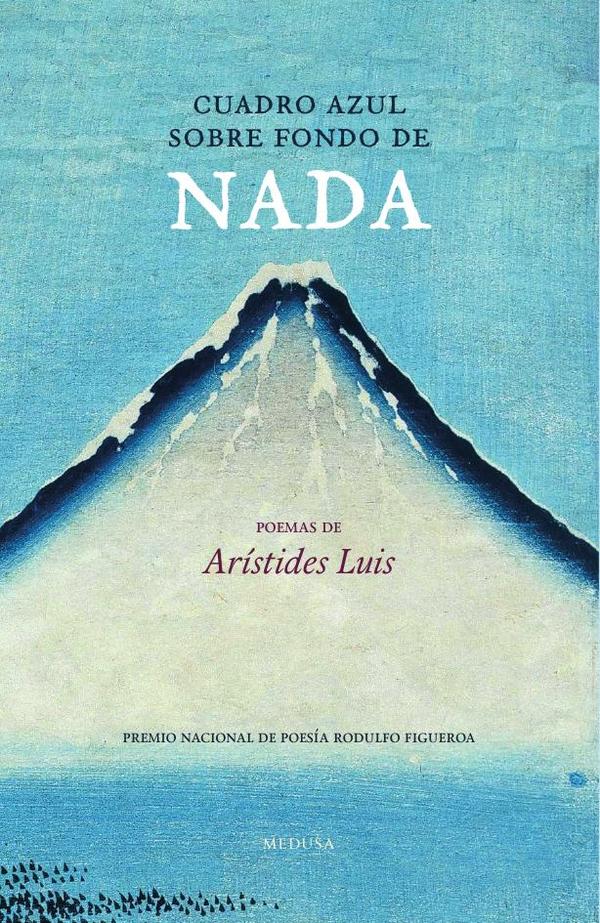 Cuadro azul sobre fondo de nada