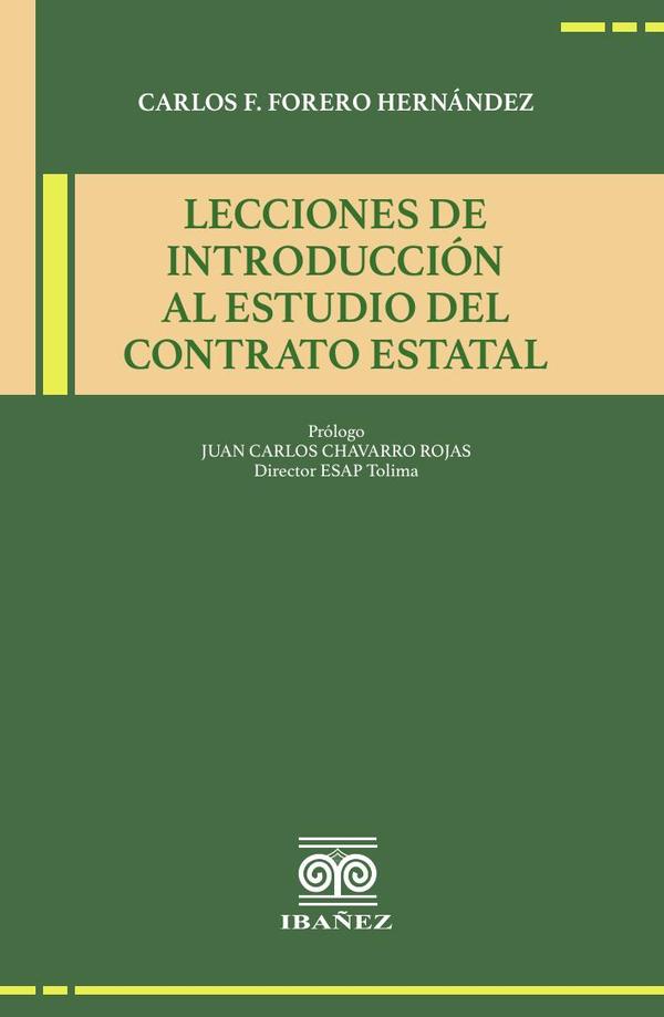 Lecciones de introducción al estudio del contrato estatal