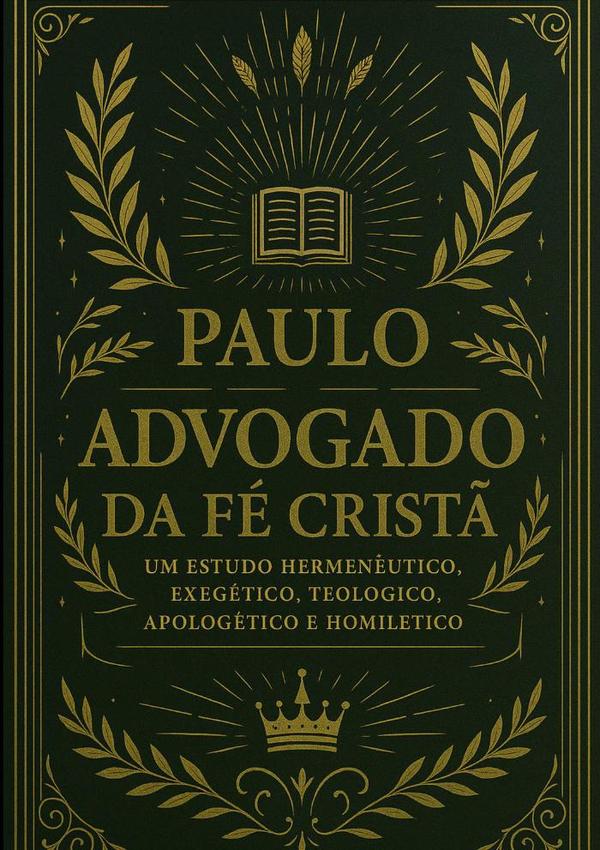O Advogado Da Fé Cristã: Paulo: O Advogado Da Fé Cristã