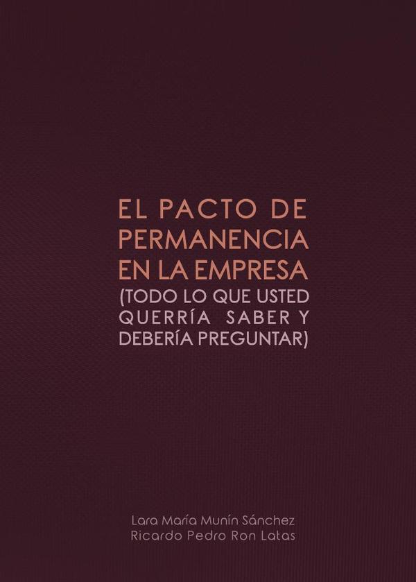 El pacto de permanencia en la empresa
