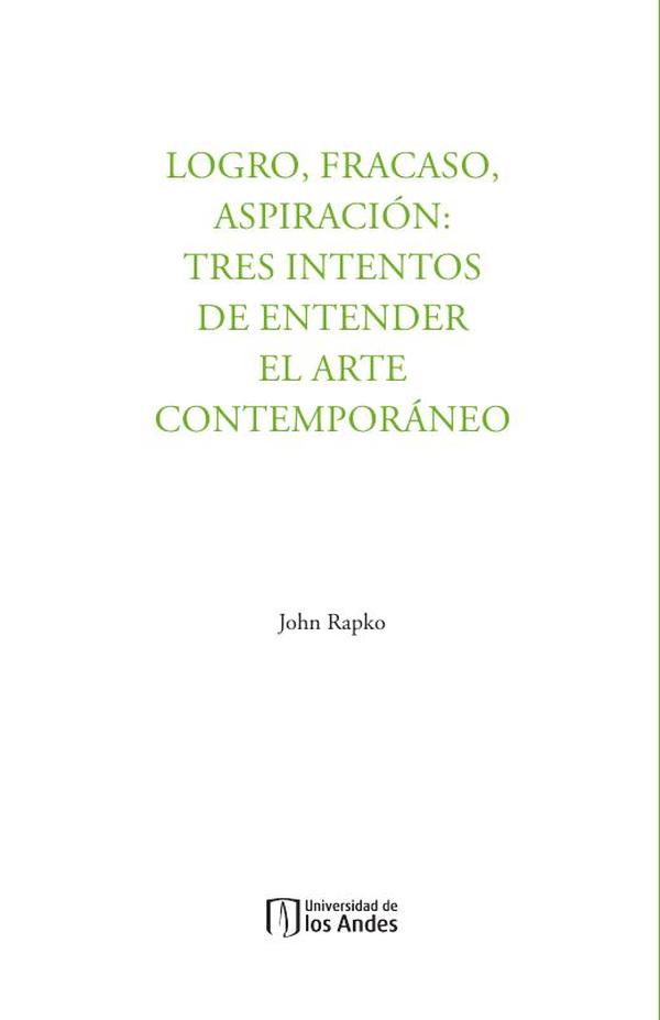 Logro, fracaso, aspiración