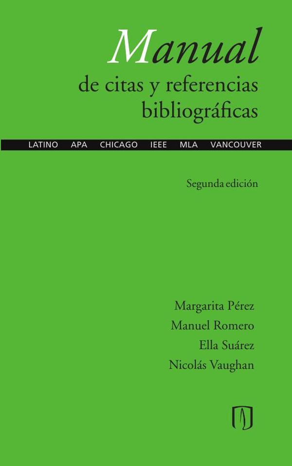 Manual de citas y referencias bibliográficas