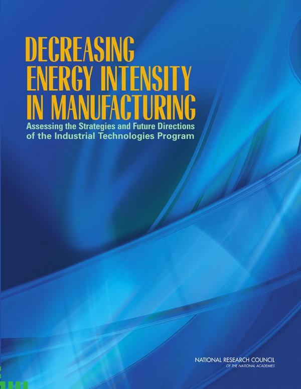 Decreasing Energy Intensity in Manufacturing