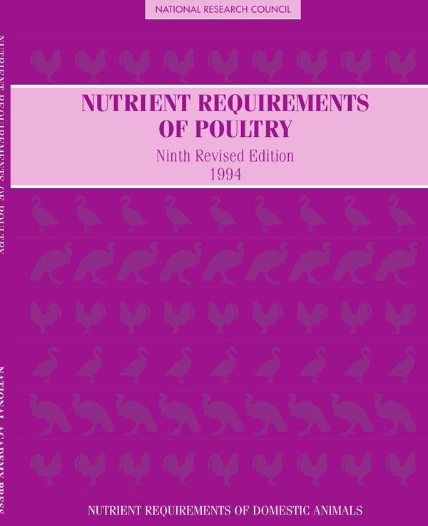 Nutrient Requirements of Poultry