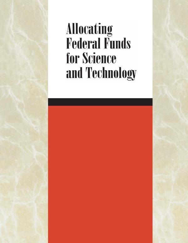 Allocating Federal Funds for Science and Technology