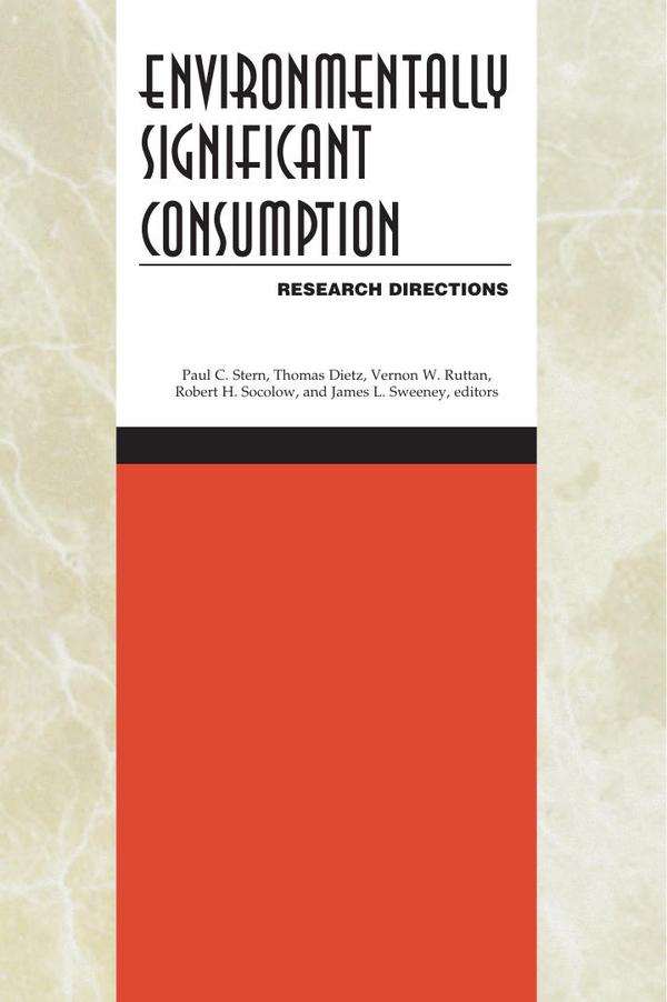 Environmentally Significant Consumption