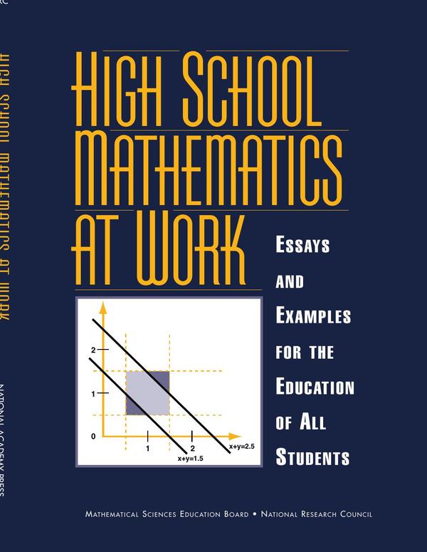 High School Mathematics at Work