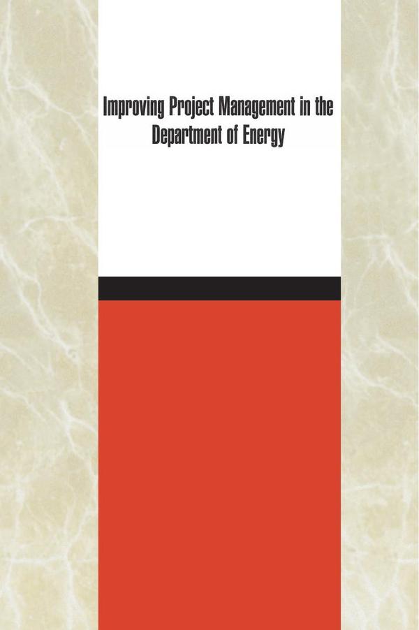 Improving Project Management in the Department of Energy