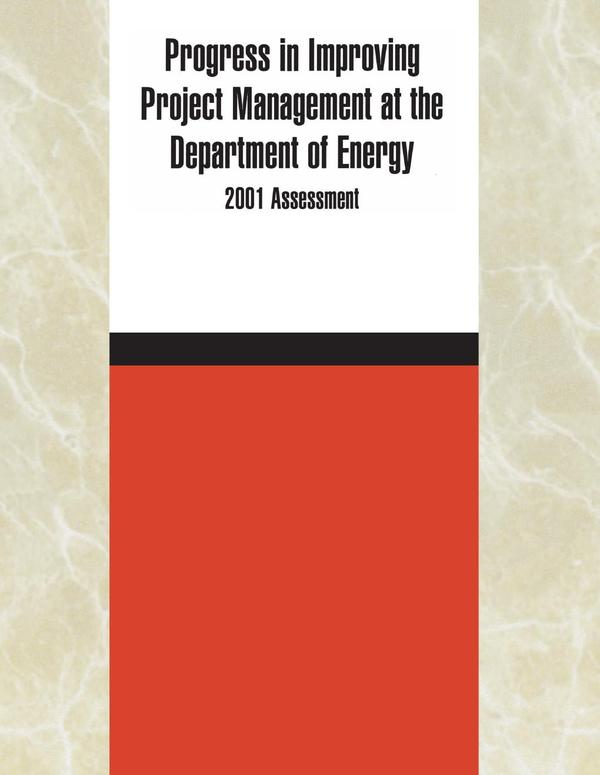 Progress in Improving Project Management at the Department of Energy