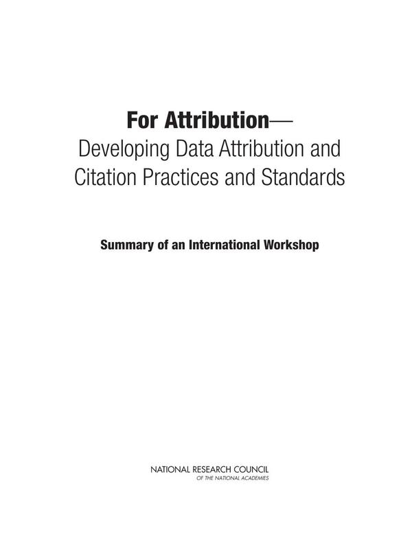 For Attribution