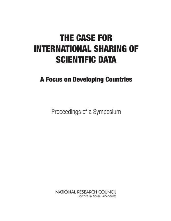 The Case for International Sharing of Scientific Data