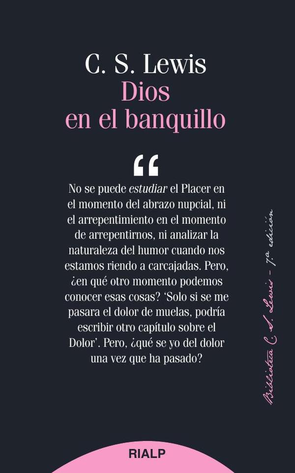 Dios en el banquillo