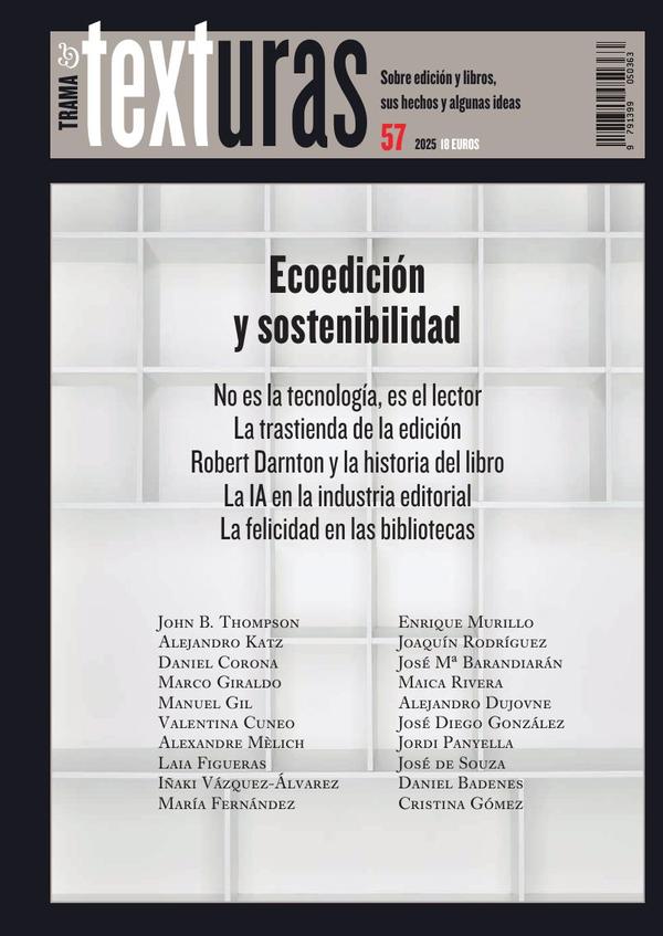 Texturas 57: Ecoedición y sostenibilidad