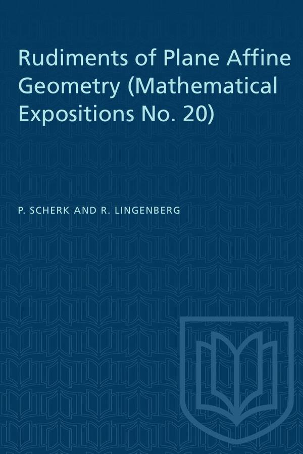 Rudiments of Plane Affine Geometry