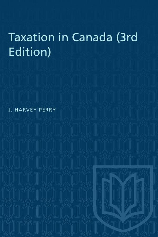 Taxation in Canada (3rd edition)