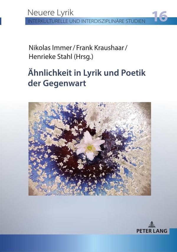Aehnlichkeit in Lyrik und Poetik der Gegenwart