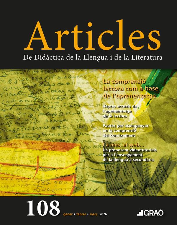 La comprensió lectora com a base per a l'aprenentatge - Articles - núm. 108