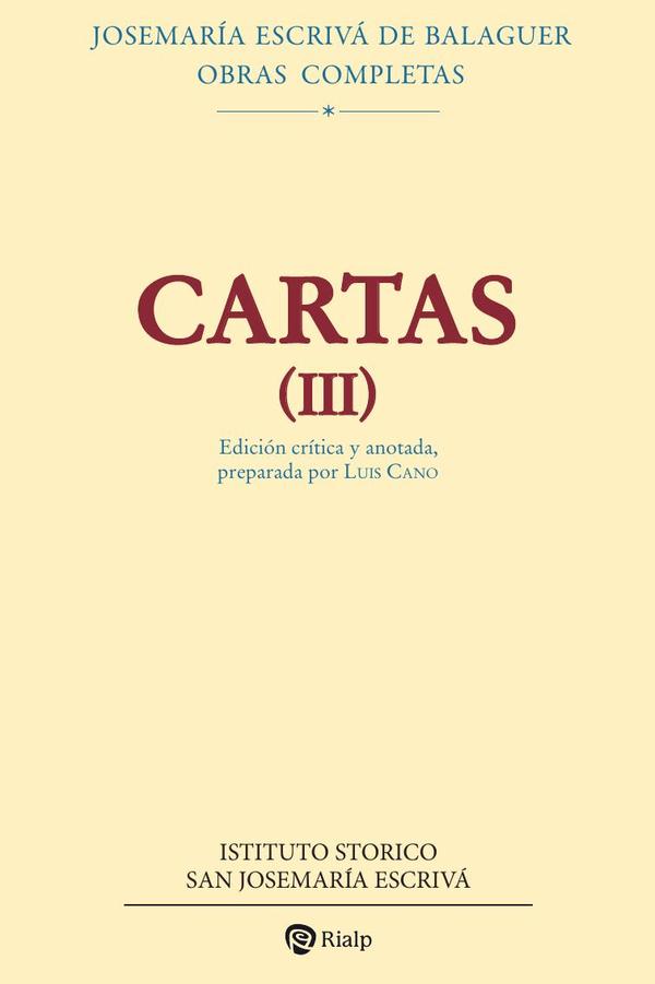 Cartas III (Edición crítico-histórica)
