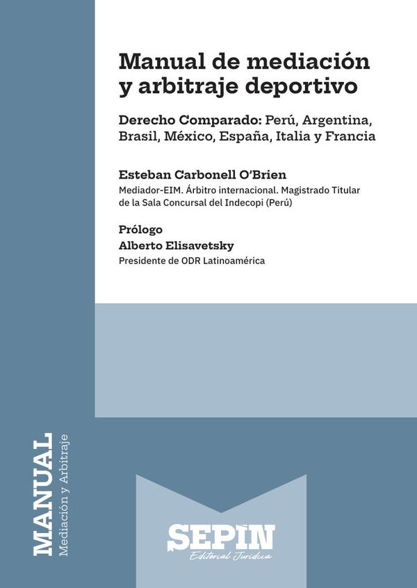 Manual de mediación y arbitraje deportivo