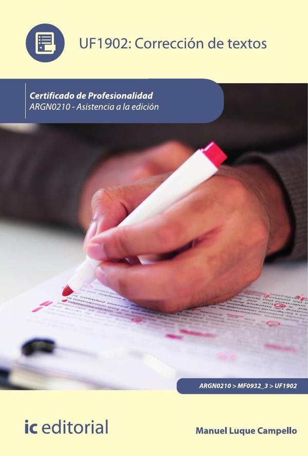 Corrección de textos. ARGN0210 - Asistencia a la edición