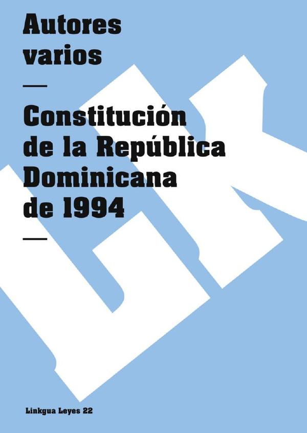 Constitución de la República Dominicana de 1994